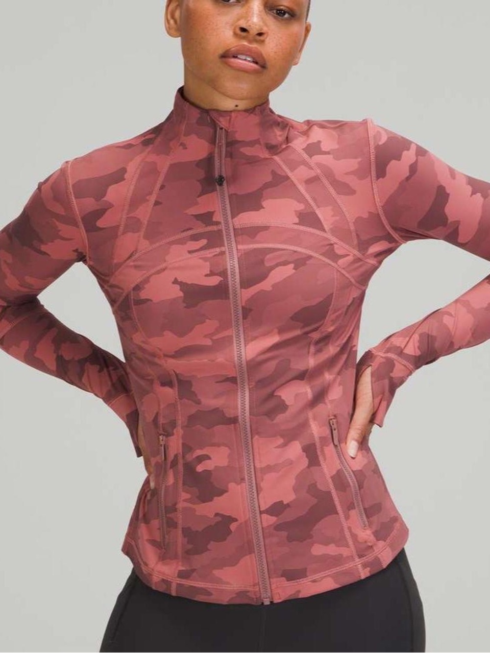 Lululemon Define Jacket Nulux- Color Heritage 365 Camo Brier Rose Multi